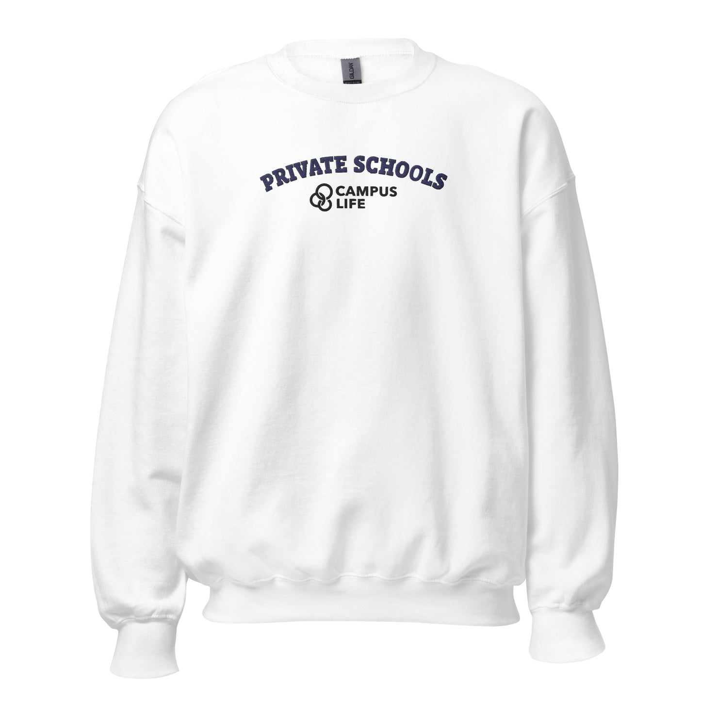 Private Schools Campus Life Embroidered Sweatshirt