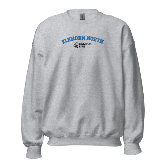 Elkhorn North Campus Life Embroidered Sweatshirt