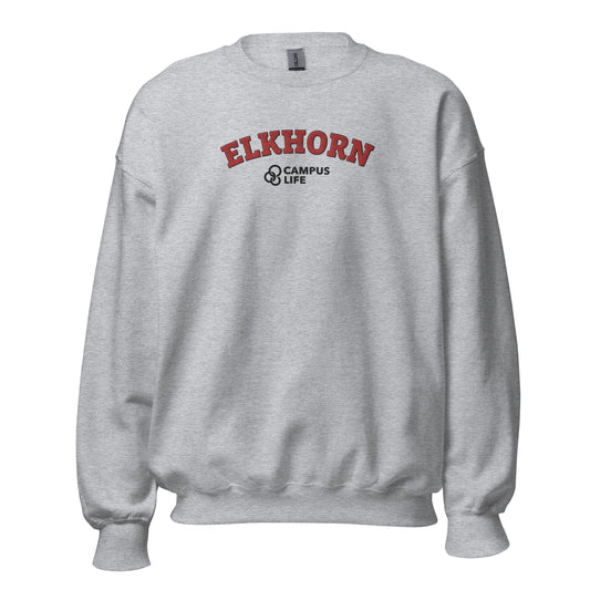 Elkhorn Campus Life Embroidered Sweatshirt