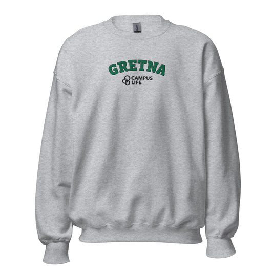 Gretna Campus Life Embroidered Sweatshirt