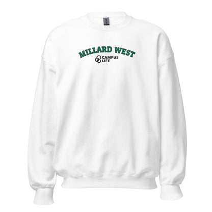 Millard West Campus Life Embroidered Sweatshirt